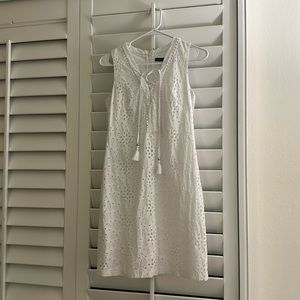 White eyelet dress size 2